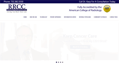 Desktop Screenshot of karpcancercare.com