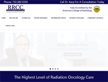 Tablet Screenshot of karpcancercare.com